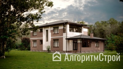 Готовый проект дома Проект BP-2504 от строительной компании Алгоритм Строй